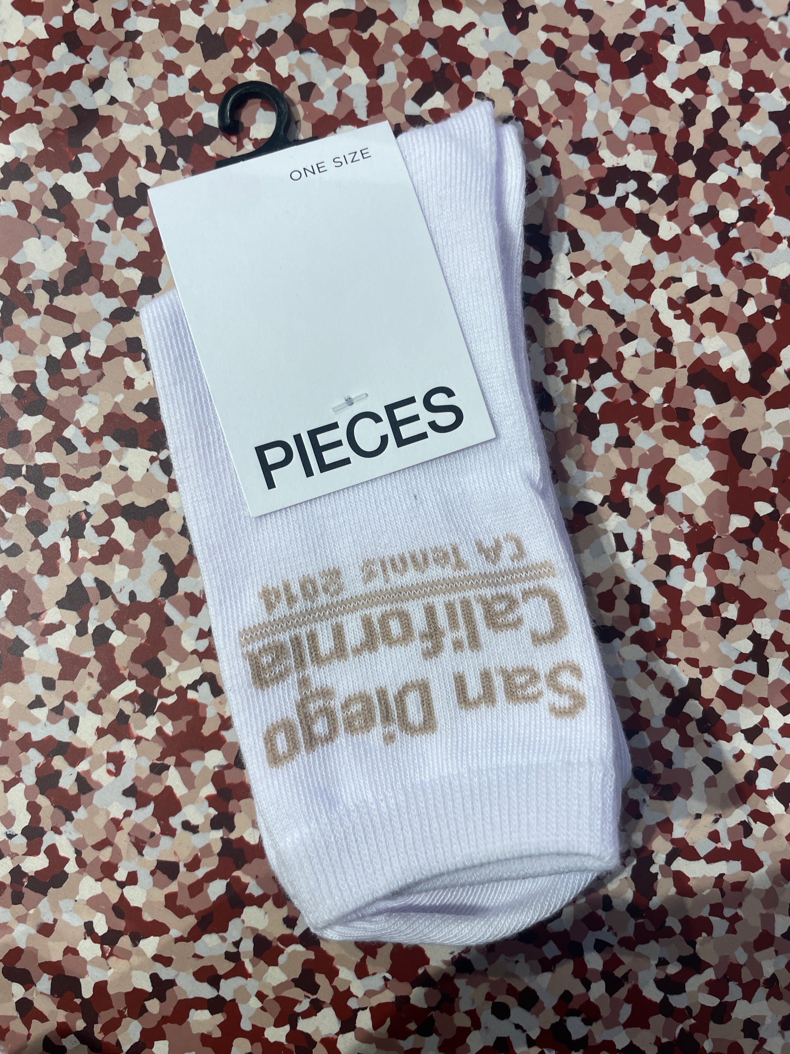 PCSOEY Socks - Bright White